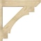 Ekena Millwork Merced Slat Rough Sawn Outlooker, Douglas Fir, 8"W x 38"D x 38"H OUT08X38X38MRC06RDF - alternate 2